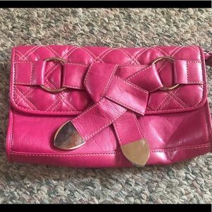 Candies pink clutch
